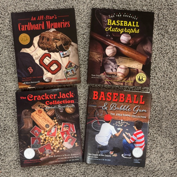 Other - Baseball Memorabilia Book Collection, set of 4